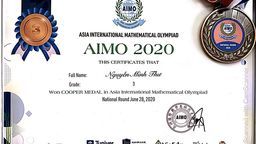 Đấu trường Toán học Châu Á - AIMO vòng Chung kết quốc gia tổ chức tại trường TH School