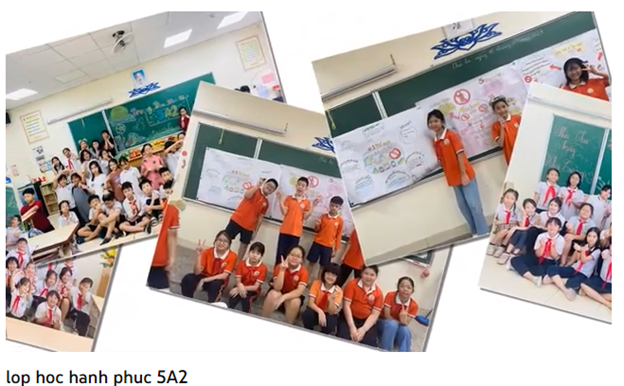 Bài dự thi "Lớp học hạnh phúc" - Lớp 5A2 - Trường T.H Hoàng Diệu - Năm học 2023-2024