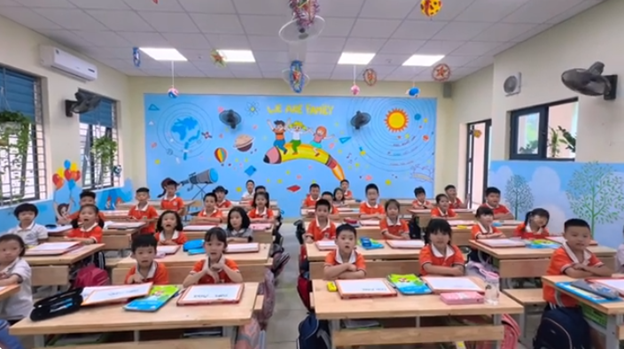 Bài dự thi "Lớp học hạnh phúc" - Lớp 1A2 - Trường T.H Hoàng Diệu - Năm học 2023-2024