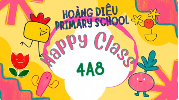 Bài dự thi "Lớp học hạnh phúc" - Lớp 4A8 - Trường T.H Hoàng Diệu - Năm học 2023-2024