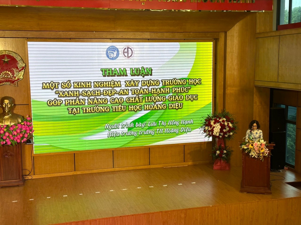 Trường tiểu học Hoàng Diệu, quận Ba Đình, Hà Nội xây dựng trường học hạnh phúc qua việc vận dụng một số kinh nghiệm từ các trường học tại PHILIPPINNES.
