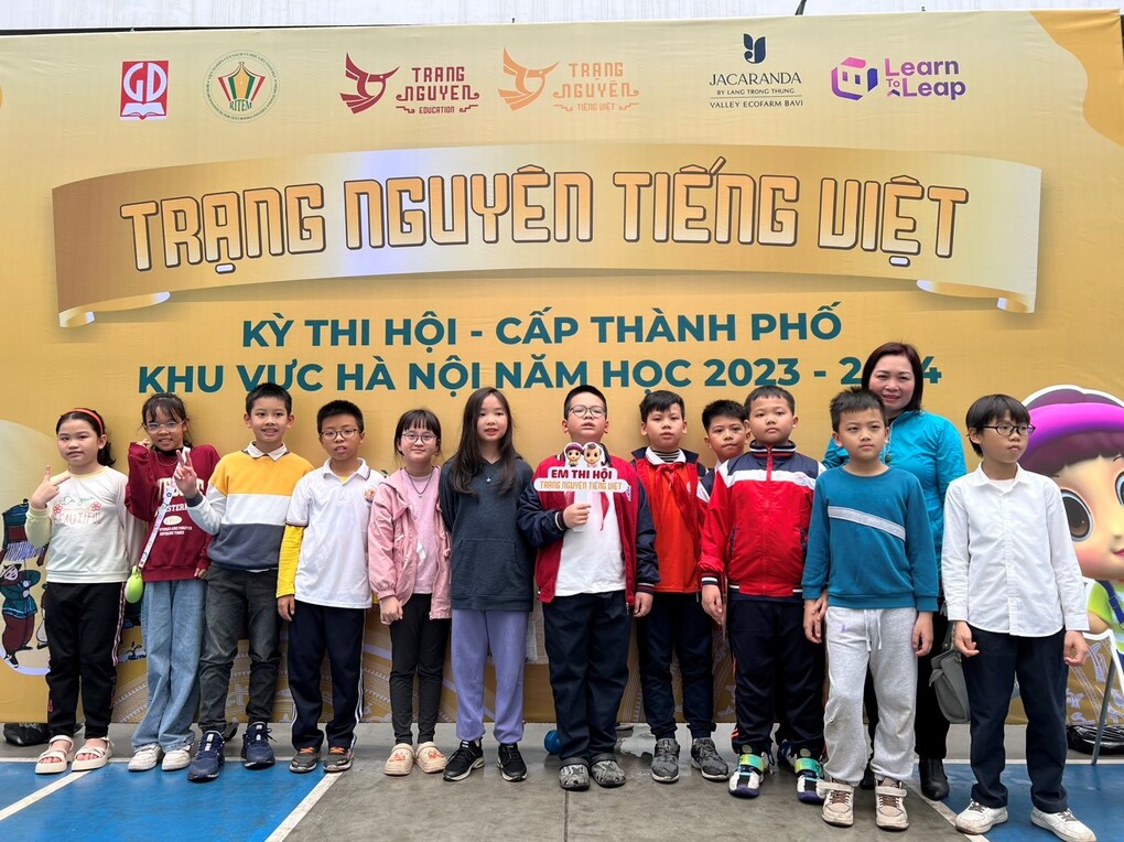 Trường Tiểu học Hoàng Diệu tham gia kỳ thi Hội – cấp Thành phố khu vực Hà Nội sân chơi “Trạng nguyên Tiếng Việt” dành cho khối 4, 5 năm học 2023  - 2024